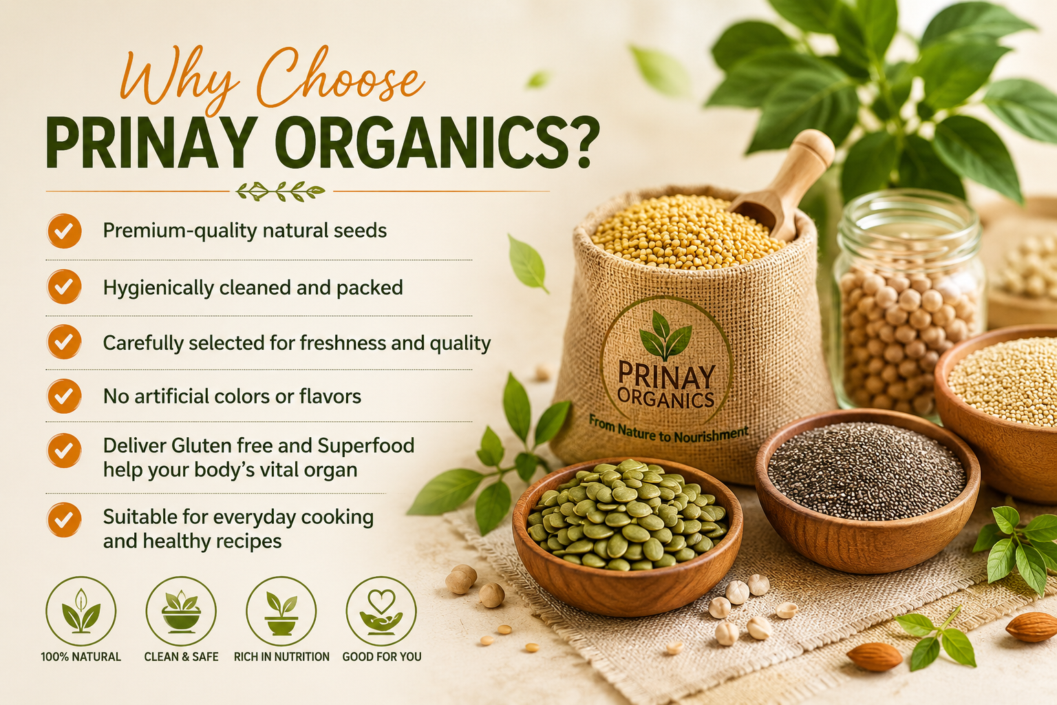 Why Choose PRINAY ORGANICS